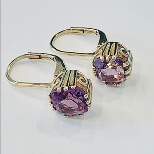 Seta vermeil gold over sterling silver purple